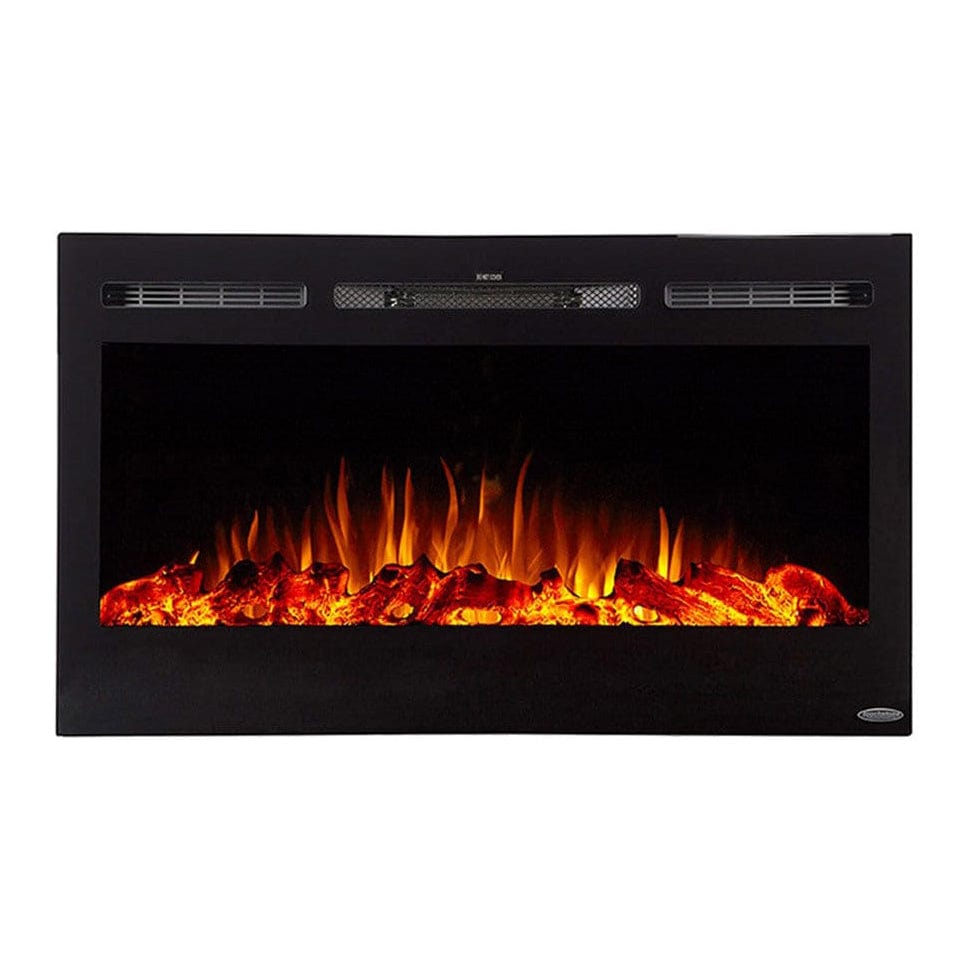 The Sideline 36 36" Recessed Electric Fireplace Touchstone