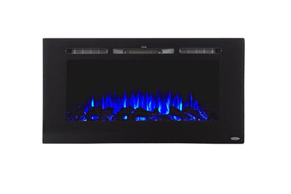 The Sideline 40" Recessed Electric Fireplace Touchstone