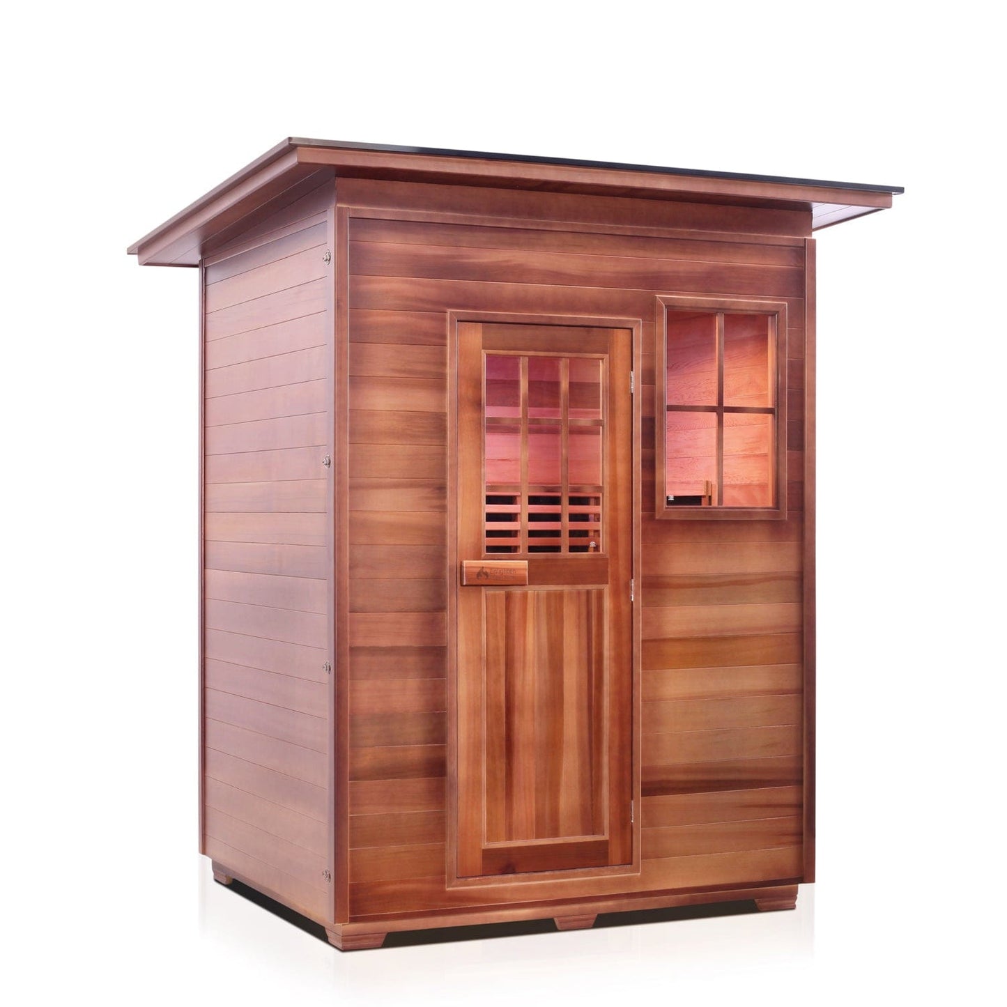 Enlighten Full Spectrum Infrared Sauna SIERRA - 3 Slope - 3 Person Outdoor Sauna