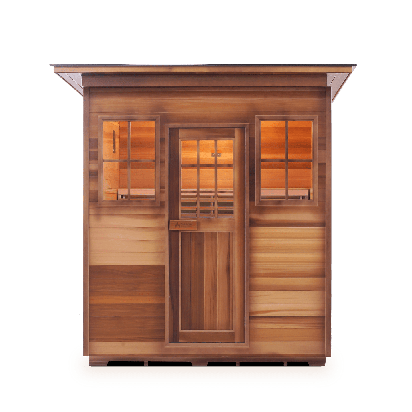 Enlighten Dry Traditional Sauna MoonLight - 4 Slope - 4 Person Outdoor Sauna
