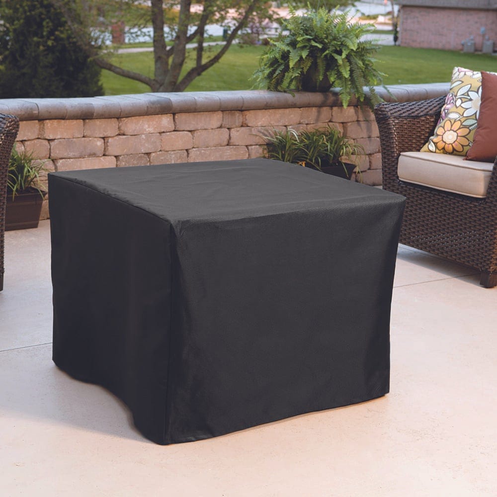 Fire Table LP Gas Outdoor Fire Pit with 30-in Resin Tile Mantel Mr. Bar-B-Q Products