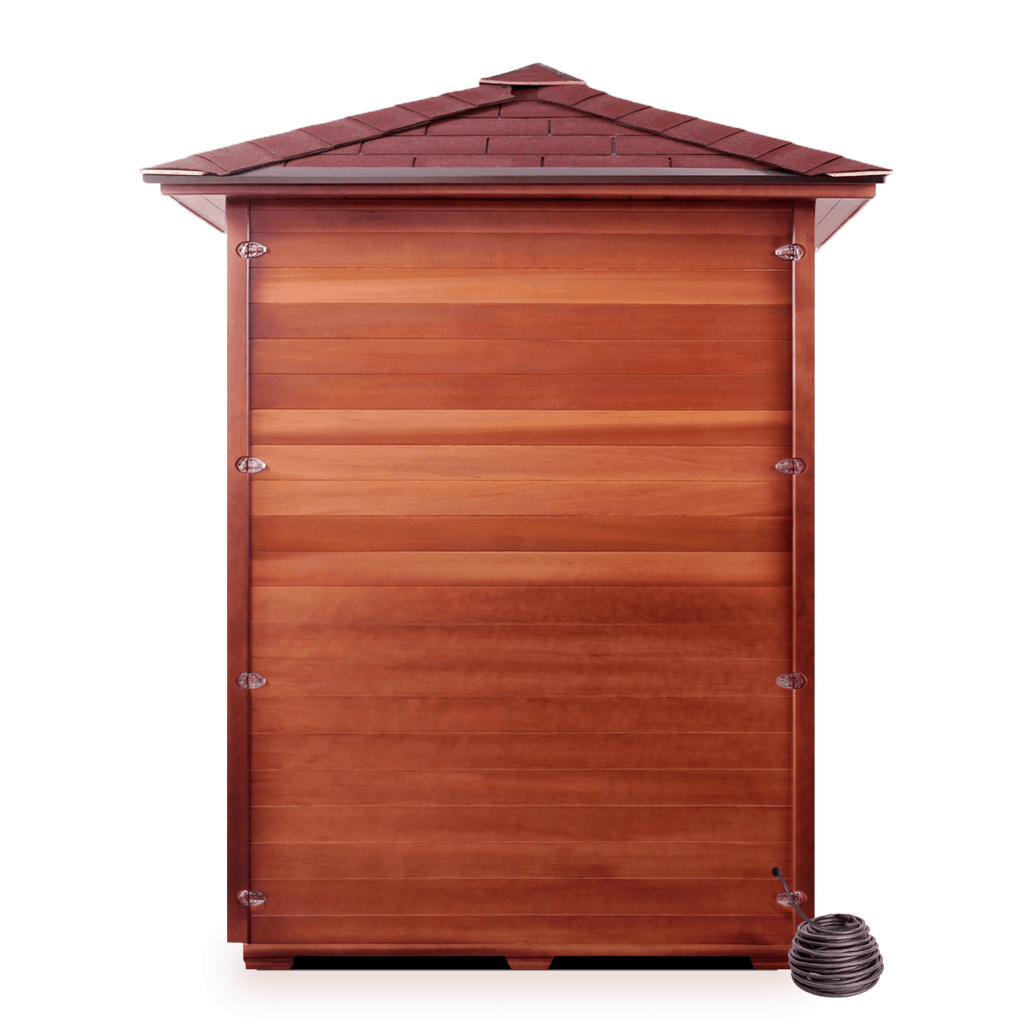 Enlighten Full Spectrum Infrared Sauna RUSTIC - 2 Peak - 2 Person Outdoor Sauna