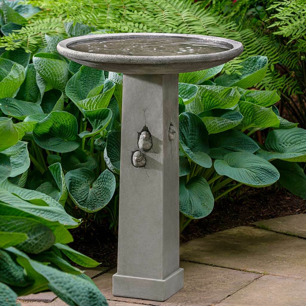 Campania International Birdhouse Birdbath - B-191