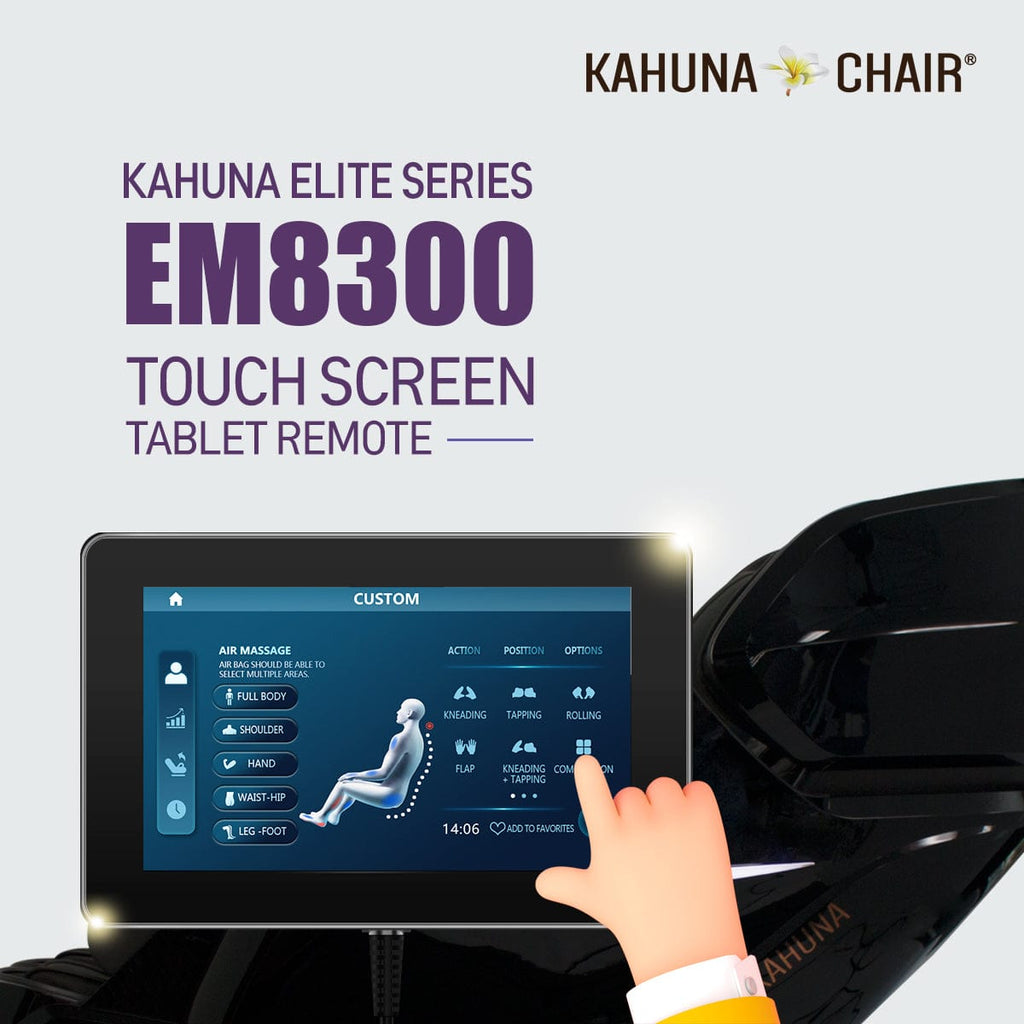 Kahuna Chair – EM 8300 [Black] - Massage Chair