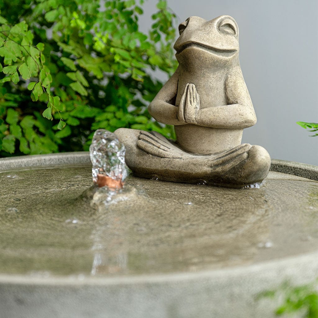 Campania International Yoga Frog Fountain - FT-374