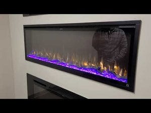 Sideline Elite Smart 42" WiFi-Enabled Recessed Electric Fireplace (Alexa/Google Compatible) Touchstone