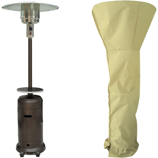 hanover mini umbrella table top patio heater Propane starting up this beauty is quick and easy Patio Heater Best Small Heaters
