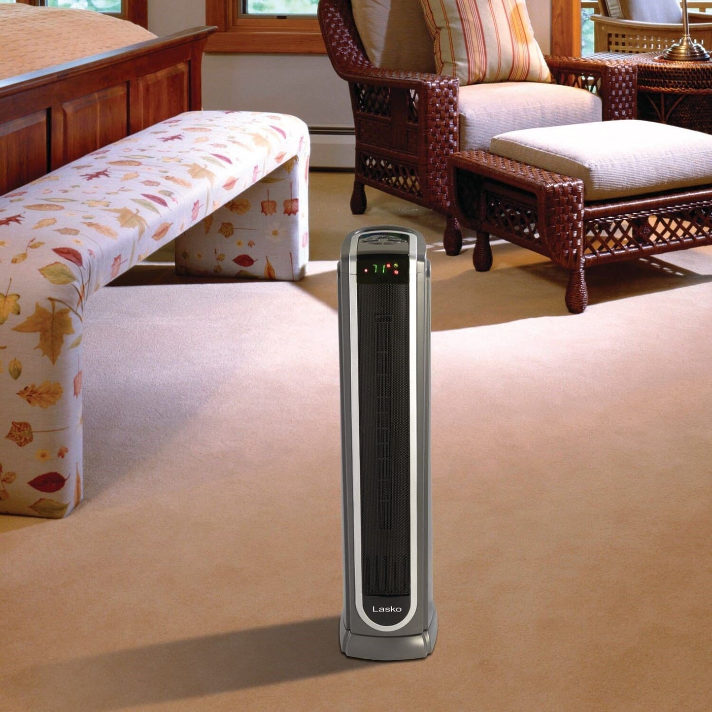 Heater Lasko/5572 Oscillating Ceramic Tower Heater w/ Remote Control Lasko