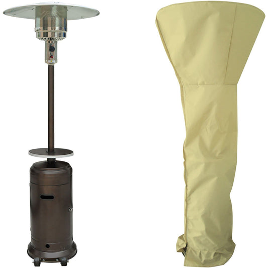 hanover han002brss steel umbrella propane patio heater - Heater, 7' tall, Propane, 41,000 BTU deck or backyard oasis with Hanovers collection of durable steel umbrella propane patio heaters Lowes Propane Outdoor Heat Lamp