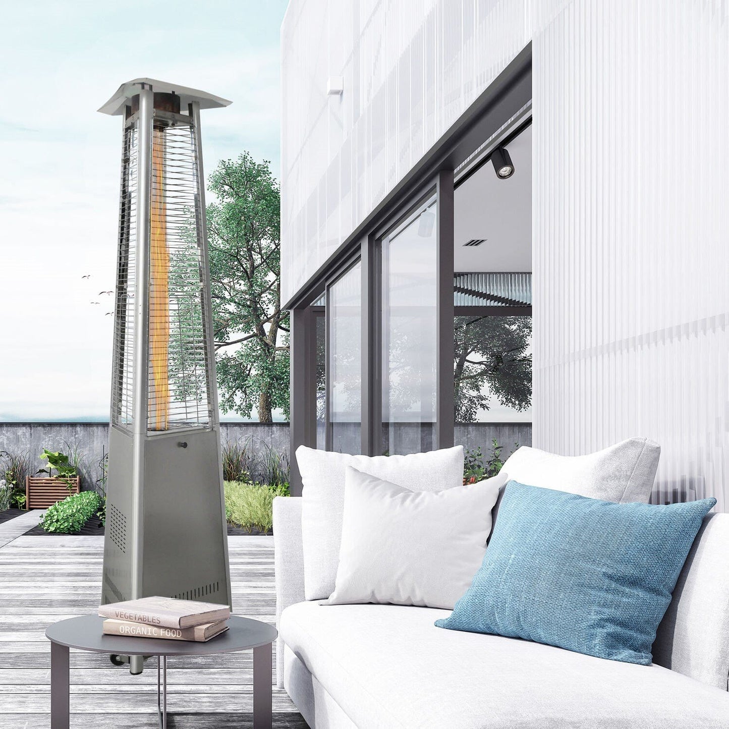 Patio Heater Hanover/HAN104SS - Triangle Patio Heater Hanover