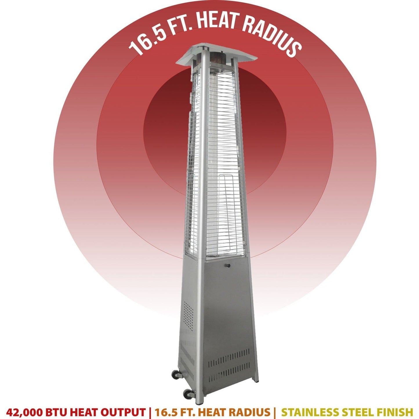 Patio Heater Hanover/HAN104SS - Triangle Patio Heater Hanover