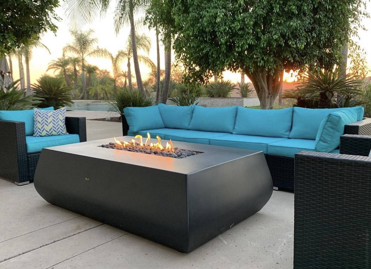 Archpot Belize Rectangle Fire Table - FGBELREC64-FT