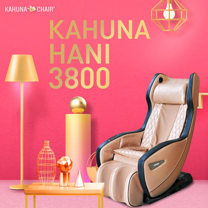 Kahuna Chair – [CM] L-Track Zero Gravity Compact Kahuna Massage Chair, Hani3800 [Gold]