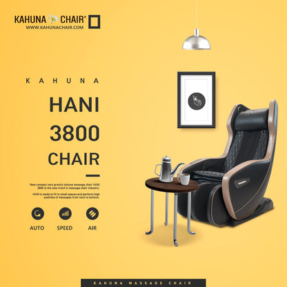 Kahuna Chair – [CM] L-Track Zero Gravity Compact Kahuna Massage Chair, Hani3800 [Gold]