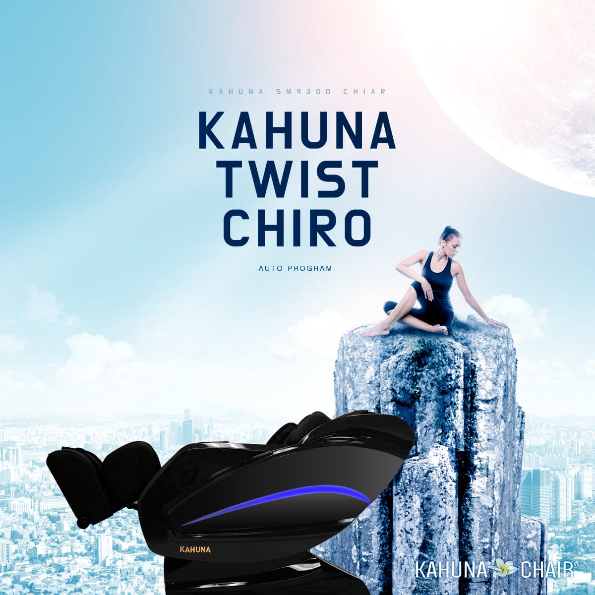 Kahuna Chair – HM Kappa [Black] - Massage Chair