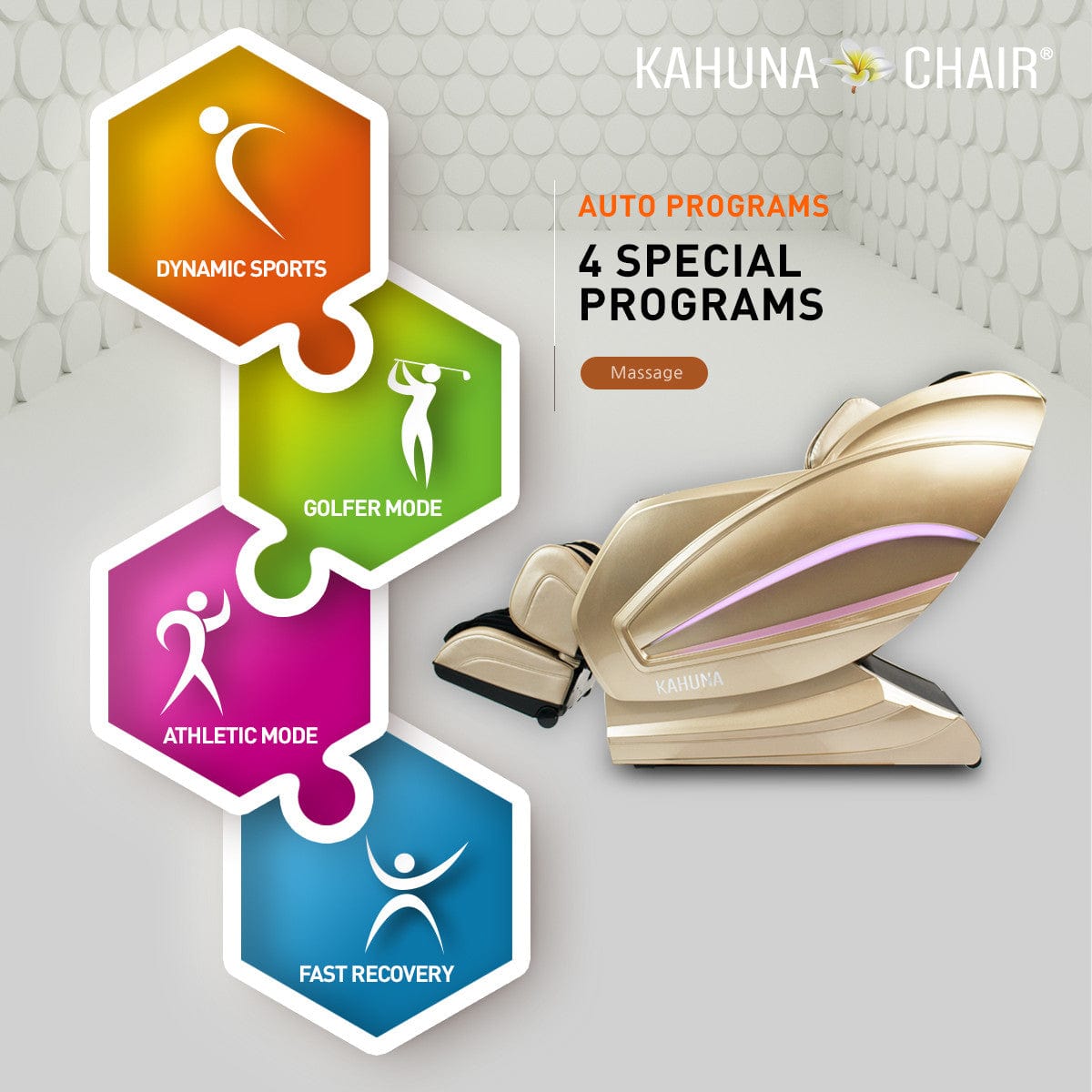 Kahuna Chair – HM Kappa [Gold] - Massage Chair