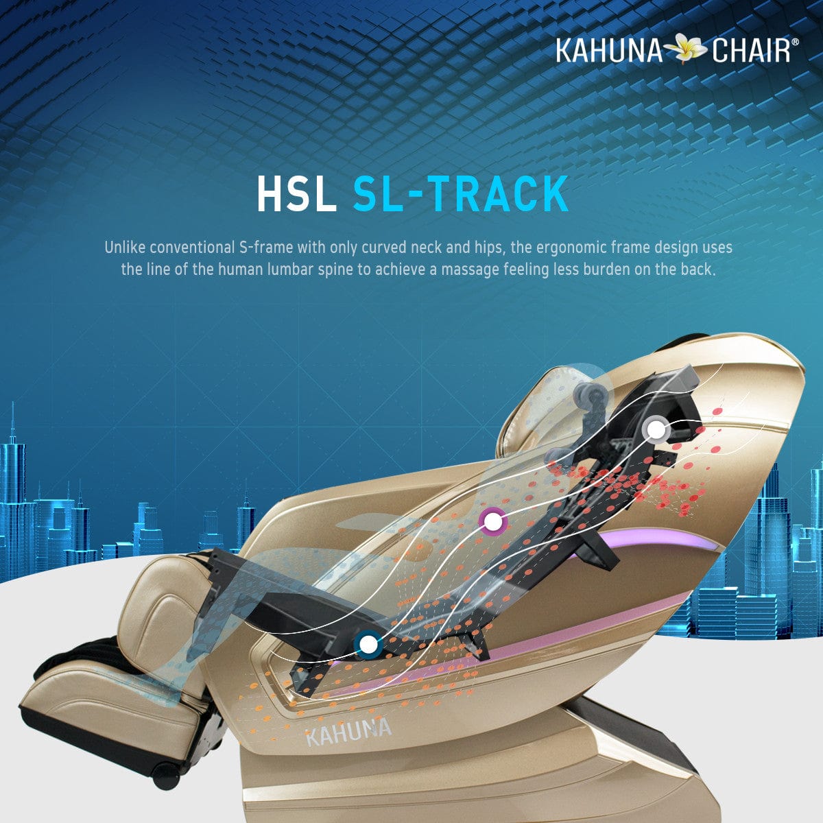 Kahuna Chair – HM Kappa [Gold] - Massage Chair