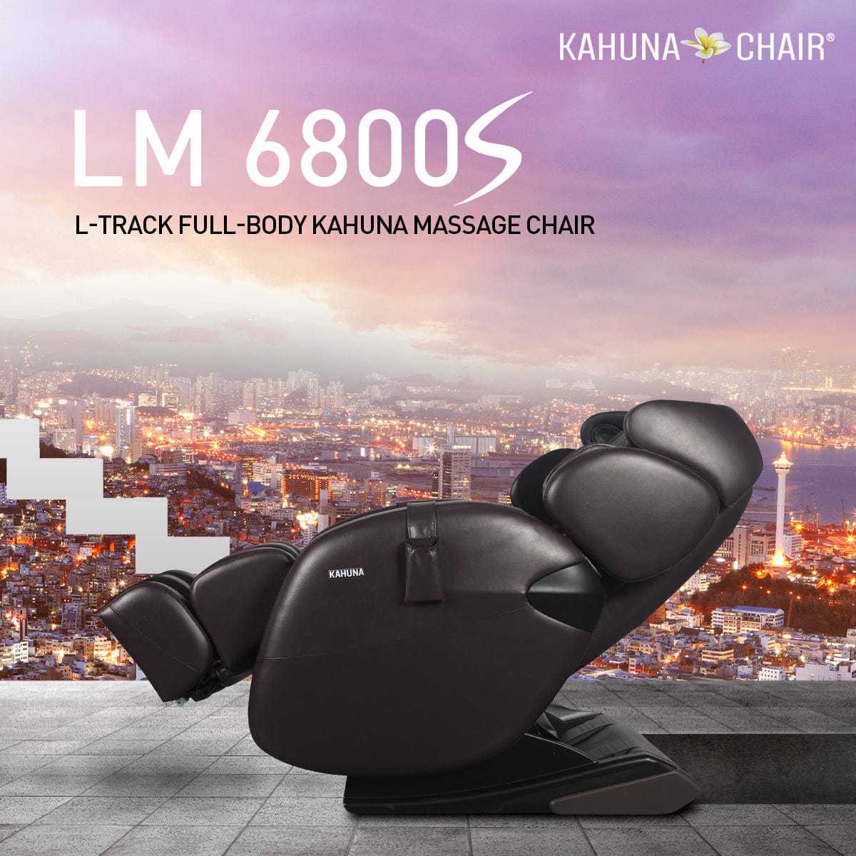 Kahuna Chair – LM 6800S [Dark Brown] - Massage Chair