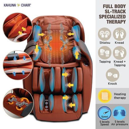 Kahuna Chair – LM-7000 [Orange] - Massage Chair