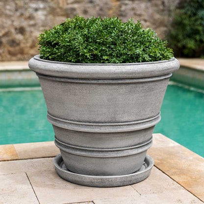 plant saucer 20 inch Campania Saucer Garden Statue - PS-004