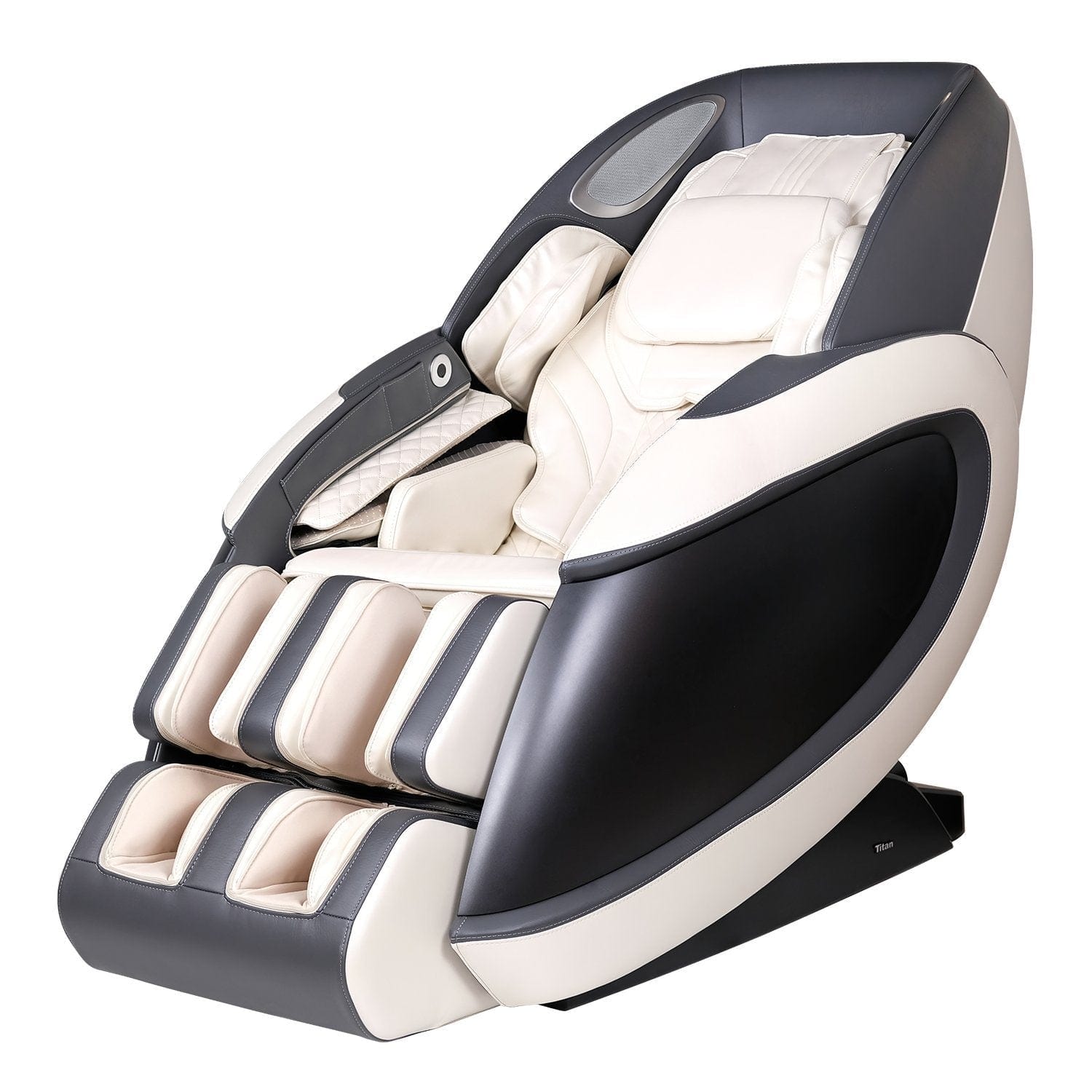 Titan 4D Fleetwood LE | Titan Massage Chairs Taupe / Curbside Delivery - Free / 5 Year (3 Years Full Service & Additional 2 Years Parts) titan-chair