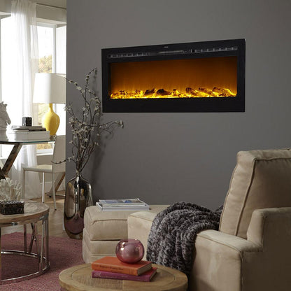 The Sideline 50" Recessed Electric Fireplace Touchstone