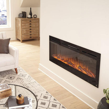 The Sideline 50" Recessed Electric Fireplace Touchstone