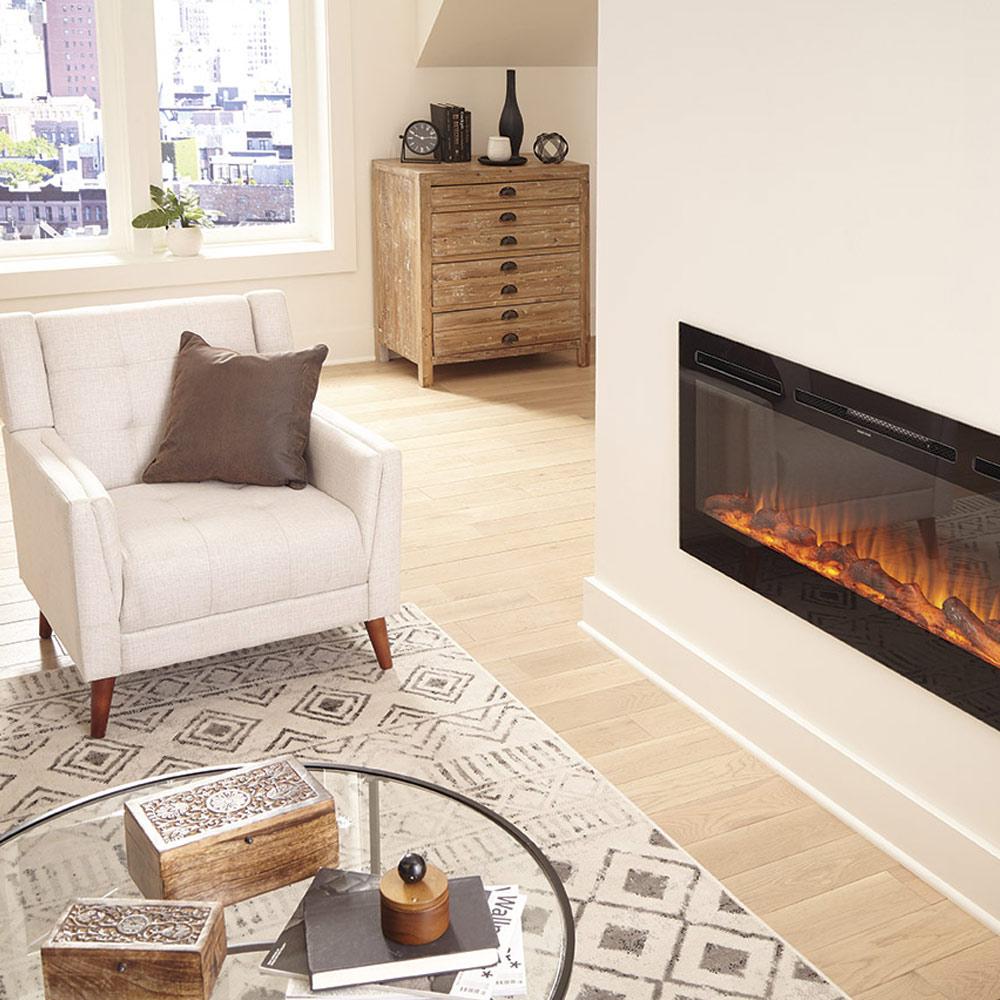 The Sideline 40" Recessed Electric Fireplace Touchstone