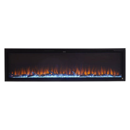 Sideline Elite Smart 72" WiFi-Enabled Recessed Electric Fireplace (Alexa/Google Compatible) Touchstone