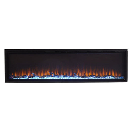 Sideline Elite Smart 72" WiFi-Enabled Recessed Electric Fireplace (Alexa/Google Compatible) Touchstone